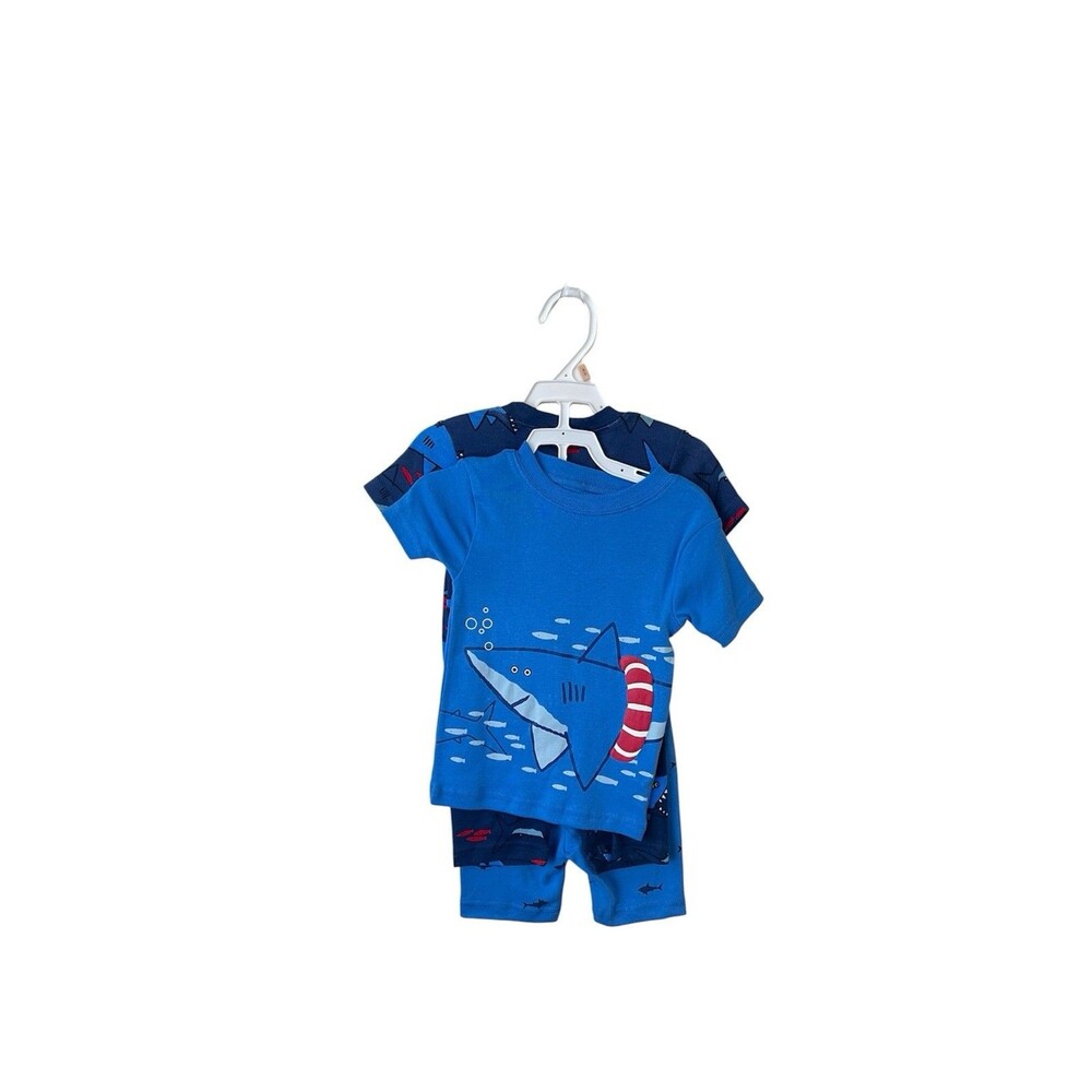 NWT Boys 4 Piece Short Pajama Set Size 2T